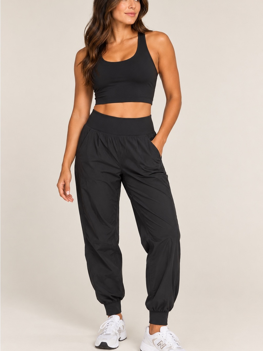 prAna Summit Jogger Women’s XS Black High Rise Stretch Outdoor Pants NWT